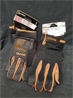 Two new size large Cordova multitask grip gloves