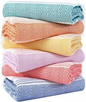 SEALED-6-Pack Quick Dry Turkish Towels