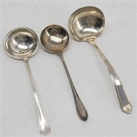 (3) Sterling Silver Spoons / Small Ladles