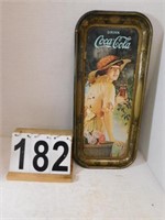 Memorabilia Coke Tray 1916 WW2 Girl