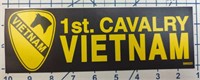 First Calvary Vietnam bumper sticker