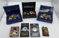 Disney Collectable Coins, Pin Back Sets & More