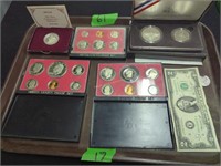 Proof Sets $2 Bill Commemorative Coins As Shown