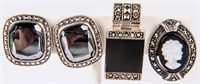 Jewelry Sterling Silver Earrings, Pendant & Pin
