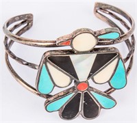 Jewelry Sterling Silver Turquoise Bird Bracelet