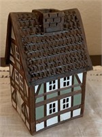 Handmade in Lithuania clay German candle house as