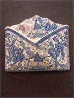 Chinese Blue and White Porcelain Letter Holder