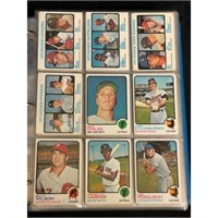 1973 Topps Baseball Complete Set In Binder