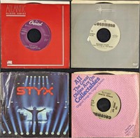 4 Bob Seger Bonnie Tyler Union Gap Styx 7" Singles