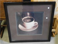 FRAMED PRINT COFFEE CUP