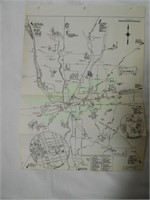 Curtis Wright WWII map of Columbus, Ohio!