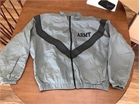 XL nylon Army jacket zip up