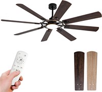 72 Inch Ceiling Fans with Lights,6 Speed