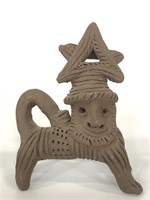 Handmade clay art figure