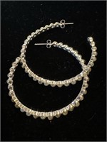 Sterling Hoop Earrings