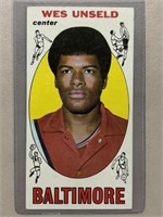 1969 WES UNSELD ROOKIE TOPPS CARD