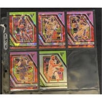 (5) Modern Basketball Insert Cards