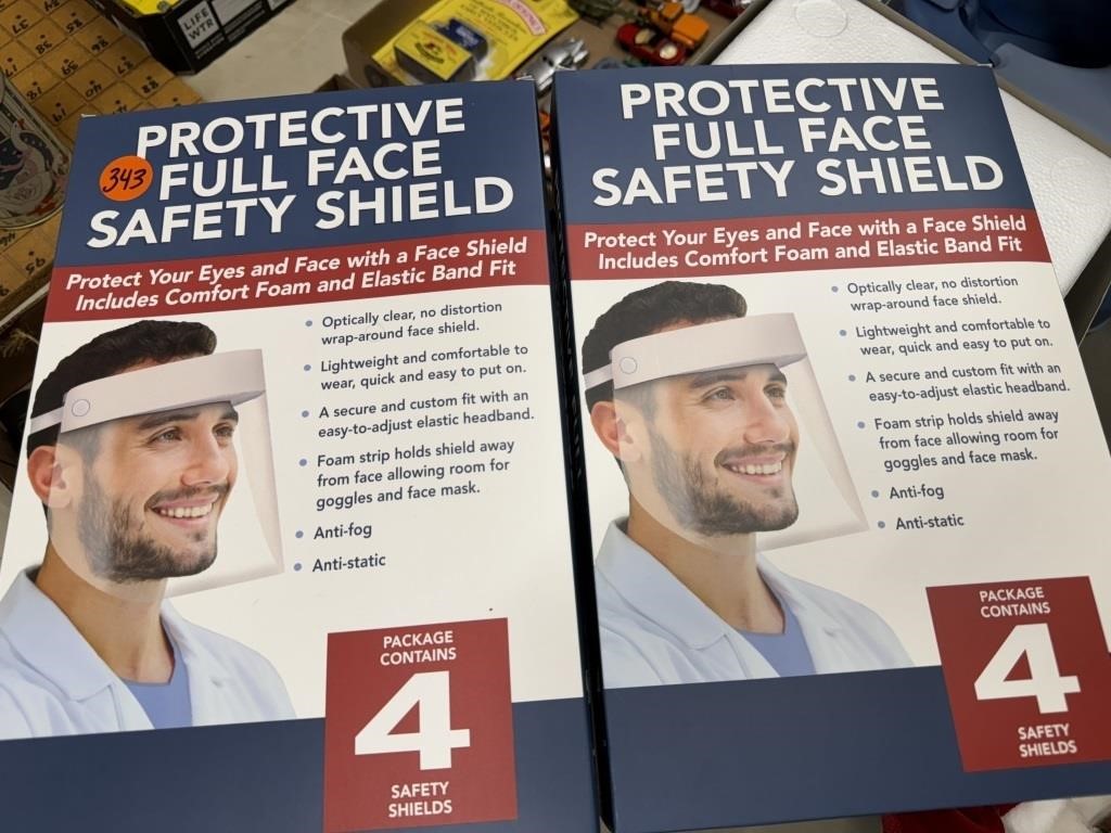 2 Boxes of Safety Shields