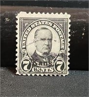 U.S. 7c Kansas overprint stamp