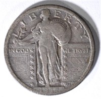 1917 TYPE 1 STANDING LIBERTY QTR