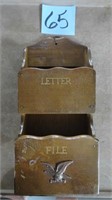 Vintage Letter / File Wall Hanging