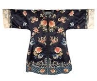 Chinese Qing Dynasty Floral Robe