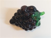 Grapes Bunch Hand Blown Glass Decoration.  The