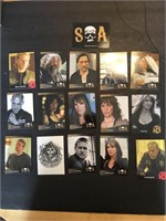 204 x SONS OF ANARCHY Trading Cards