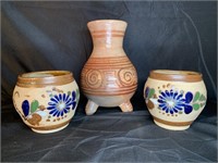 Mexican Terracotta Vases & Tongla Pottery Mug