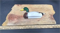 Hand Carved Duck Decoy Plaque