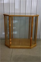 Oak and Glass Display Case, 49.5" Long, 31.5"