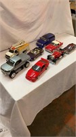 Group of Diecast Cars