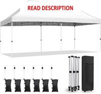 Pop Up Canopy Tent  10x20  Waterproof  White