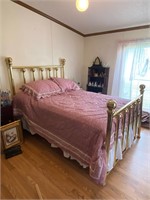 Full Size Brass Bed