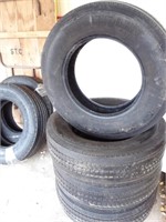 Michelin & Hercules 19.5" Tires
