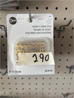 Quilters safety pins