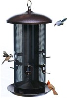 ULN - 10-Port Metal Bird Feeder, 10lbs