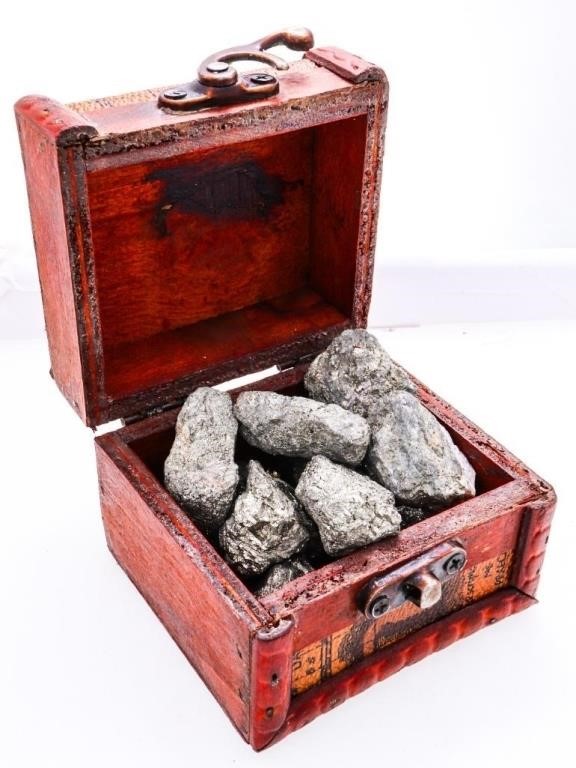 Treasure Chest - Genuine Pyrite - AKA "Fools Gold