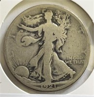 1921S Walking Liberty Half Dollar