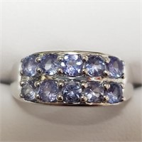 $250 Silver Tanzanite Ring