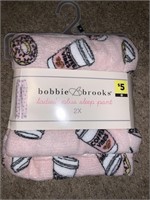 New Bobbie Brooks Ladies Sleep Pants size 2X