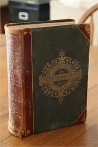 1871 History of Lee County Hardback Book
