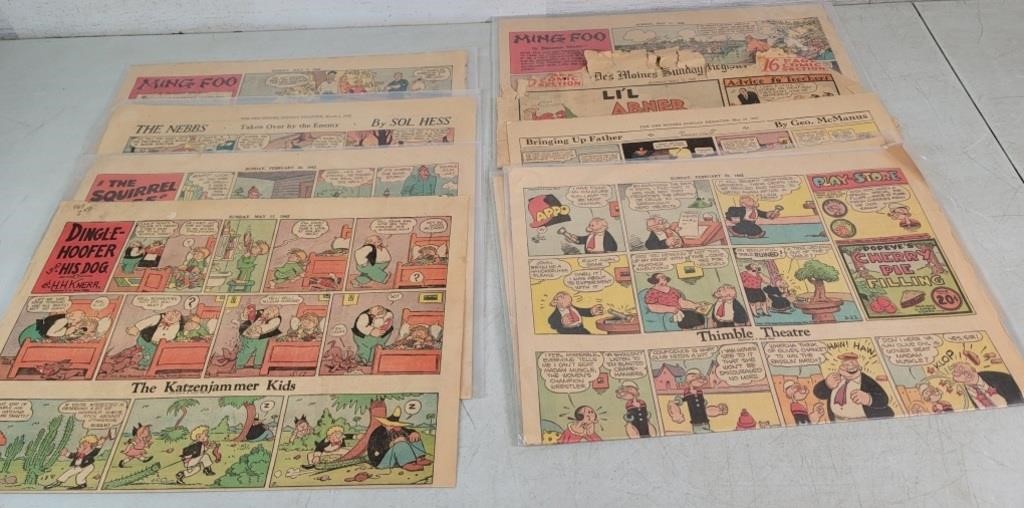 Des Moines Register Comics 1942