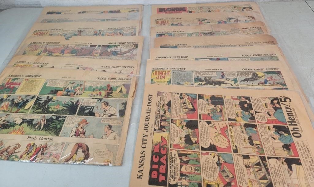 Newspaper Comics 1934 & 36