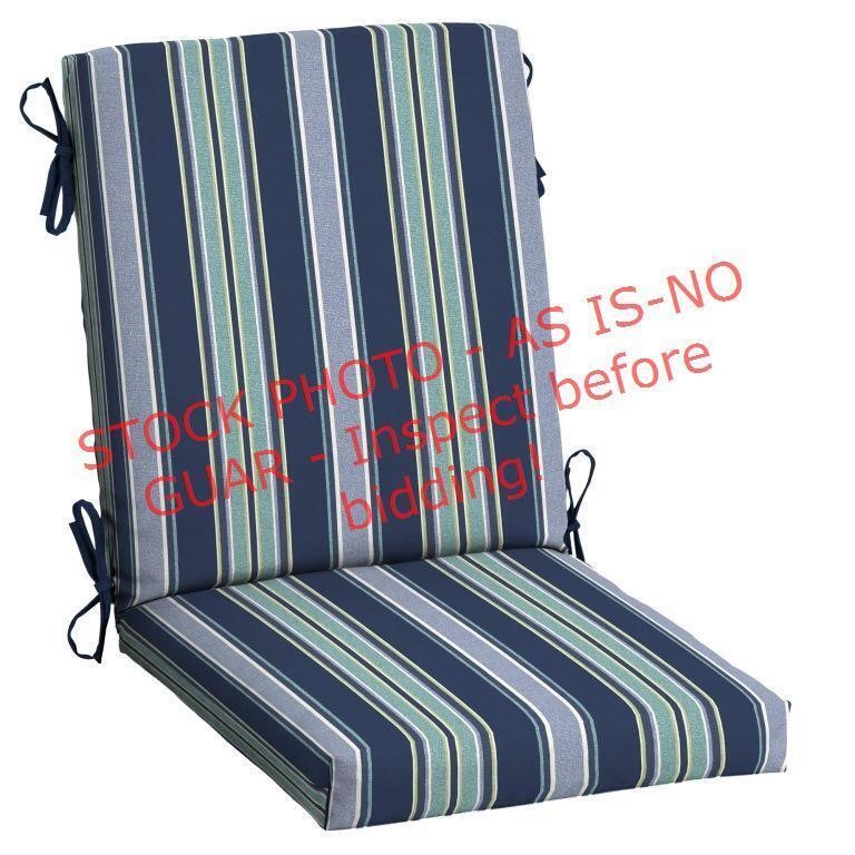 2-sets Arden dining chair cushions 20x20 stripe