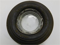 B.F. Goodrich Silvertown tire ashtray w/clear