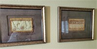 Pair of pictures, approx 28 x 23