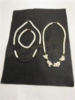 Puka Shell Necklace and Bracelet