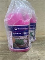 3 gallons pink lotion dish detergent