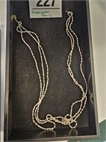 Freshwater pearls necklace 32"